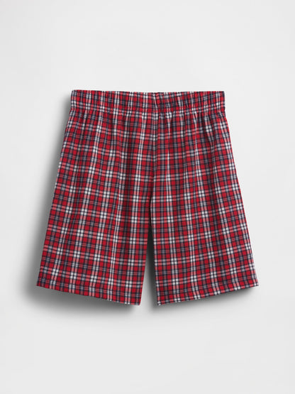 Kırmızı Recycled Boxer Şort Pijama Altı