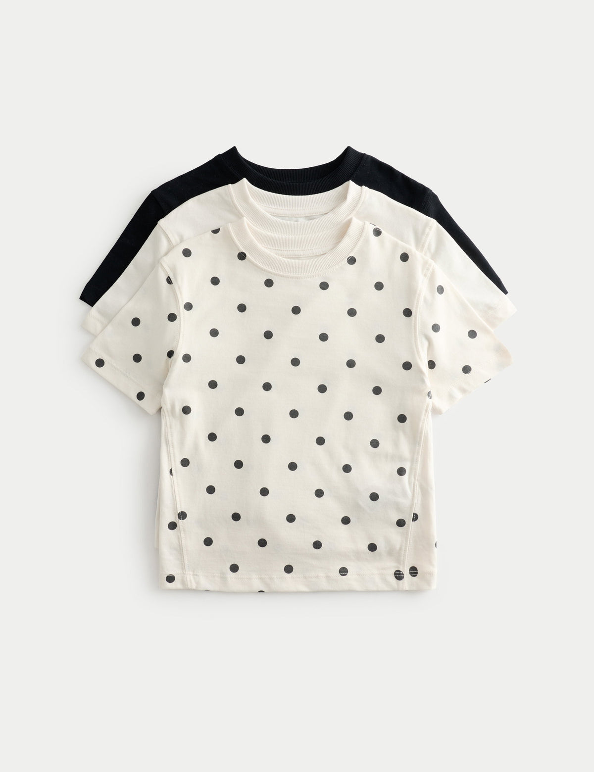 3'lü Pamuklu T-shirt