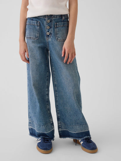 Mavi High Rise Stride Wide-leg Ankle Jean Pantolon