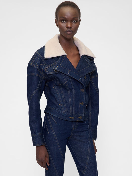 Lacivert Gapstudio Seamed Icon Denim Ceket