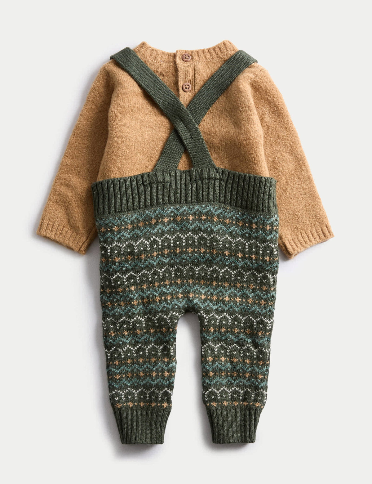 Fair Isle Desenli Takım (0-12 Ay)
