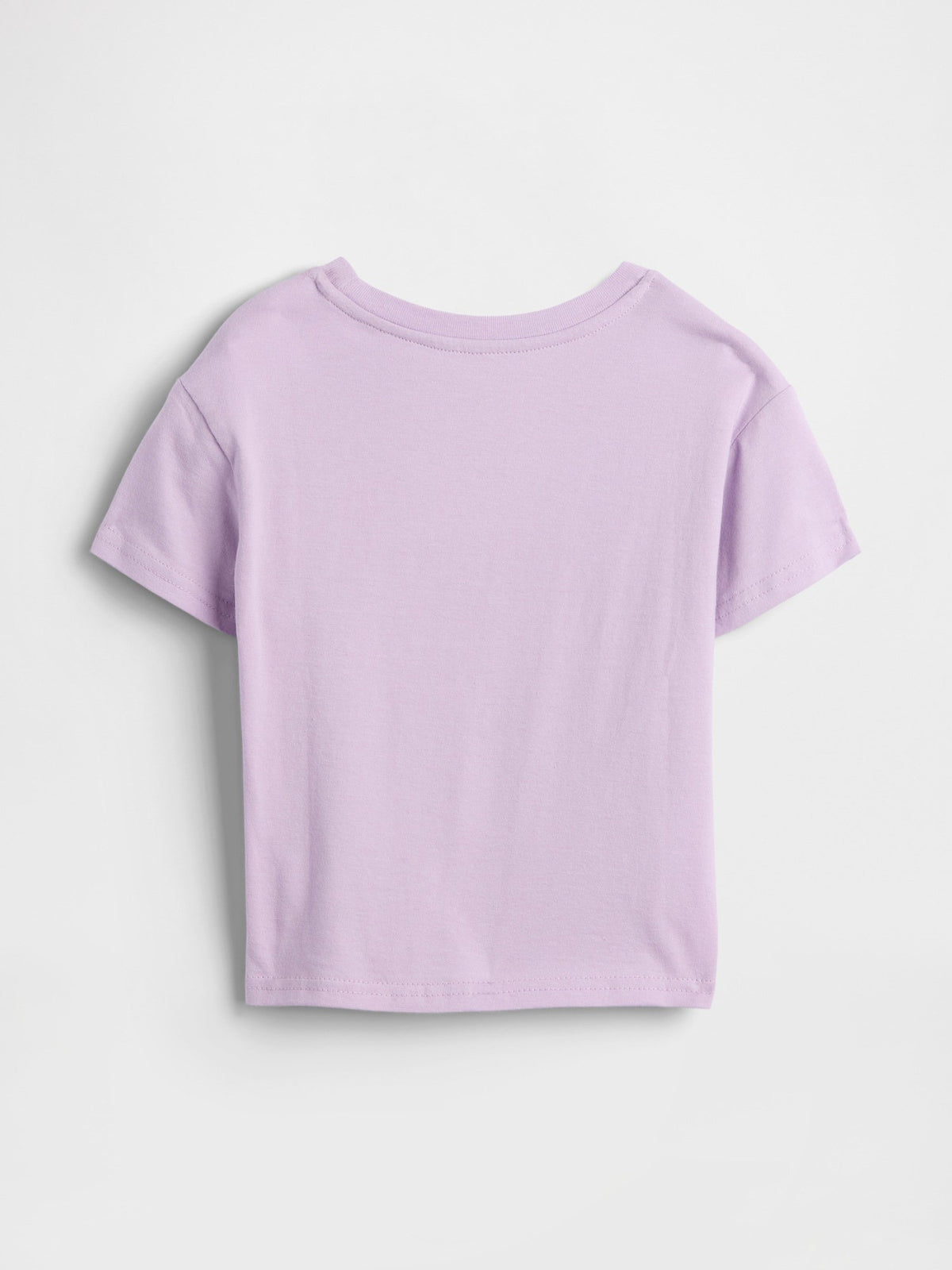 Lila Grafik Baskılı T-shirt