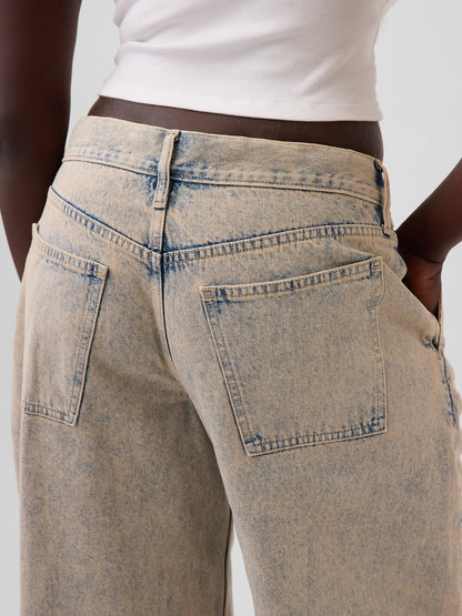 Açık Mavi Gap × Hfr Low Rise Baggy Barrel Jean Pantolon By Nicole Benefield Portfolio