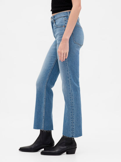 Mavi High Rise ’90s Slim Straight Crop Jean Pantolon