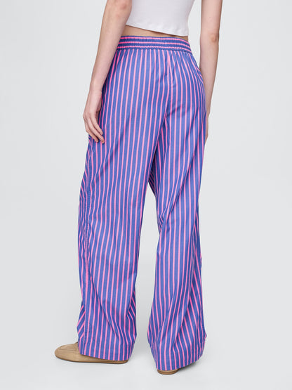 Mavi %100 Organik Pamuk Poplin Easy Wide-leg Pantolon