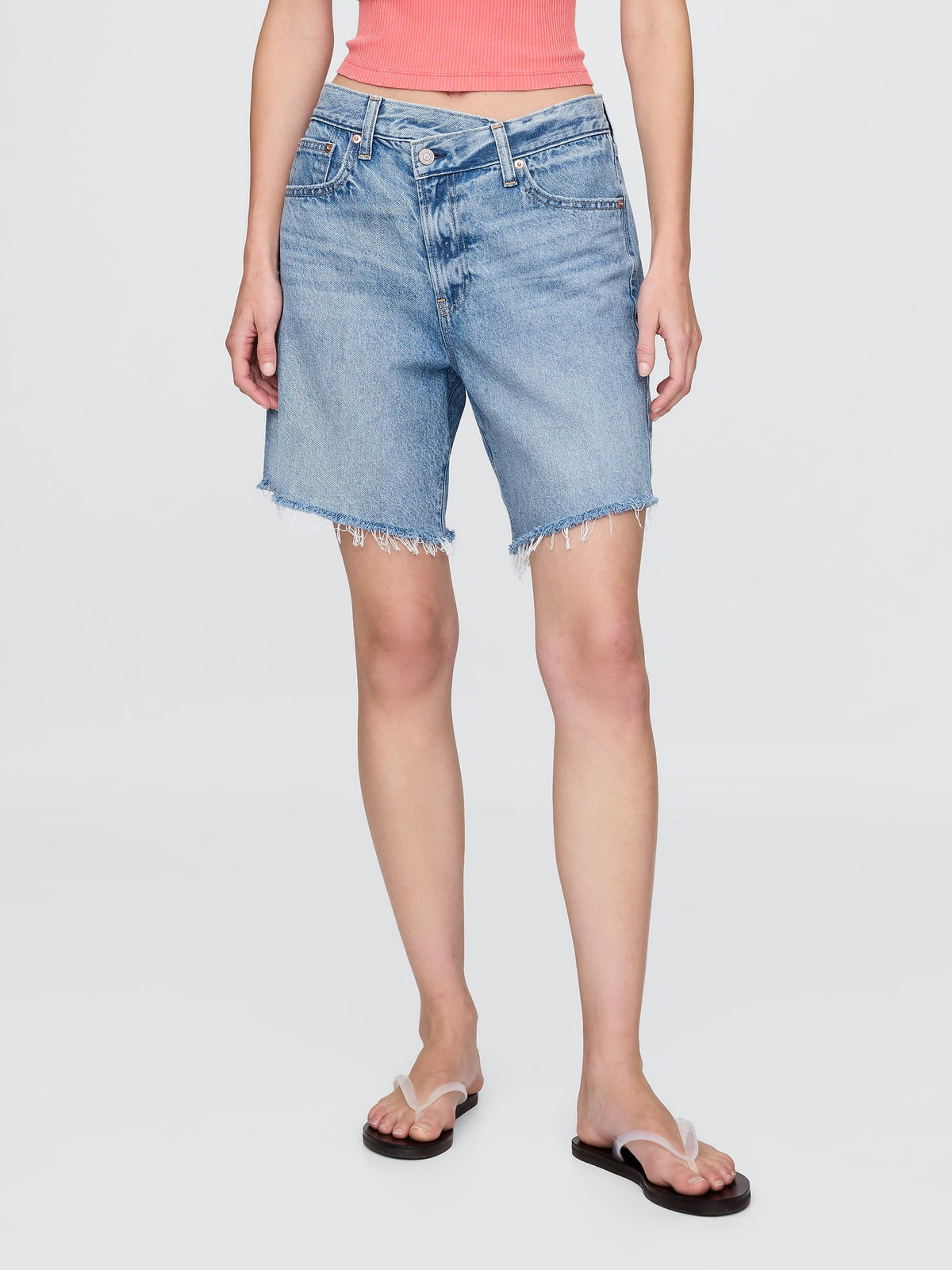 Mavi 8 Mid Rise '90s Loose Denim Bermuda Şort
