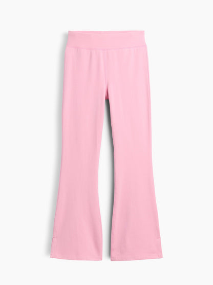 Pembe Stretch Jersey Flare Tayt