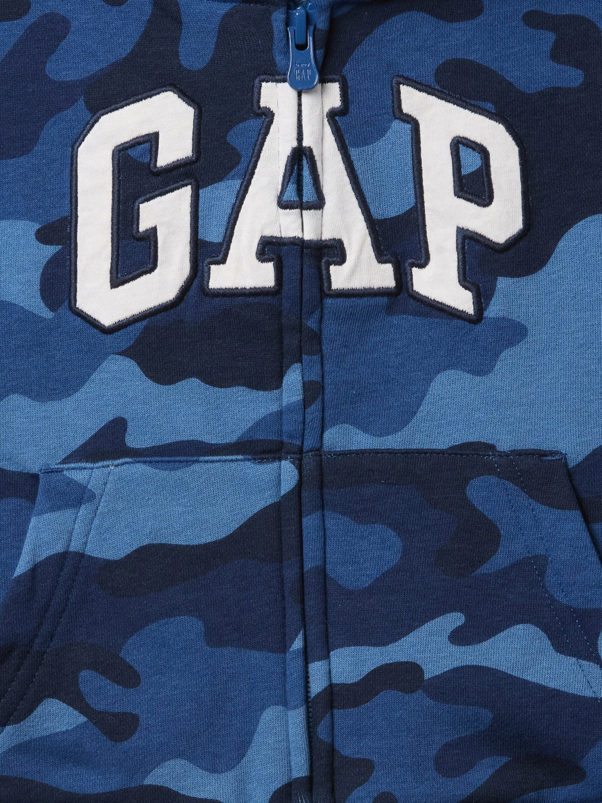 Mavi Gap Logo Relaxed Fermuarlı Sweatshirt