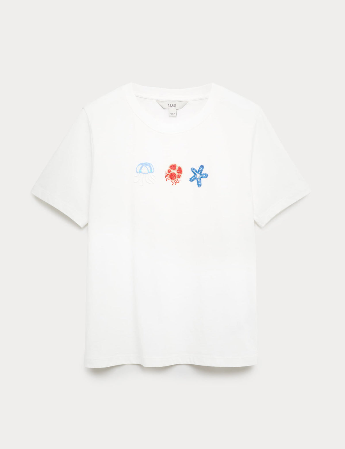 Pamuklu Boncuklu T-shirt