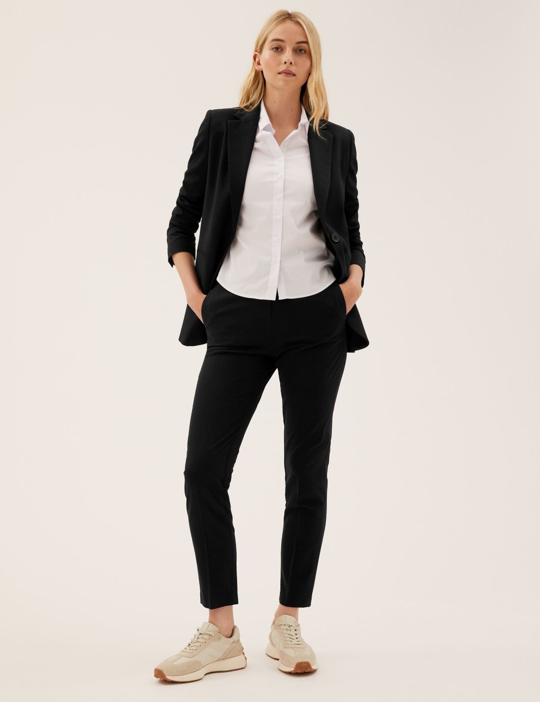 Slim Fit Yüksek Bel Pantolon