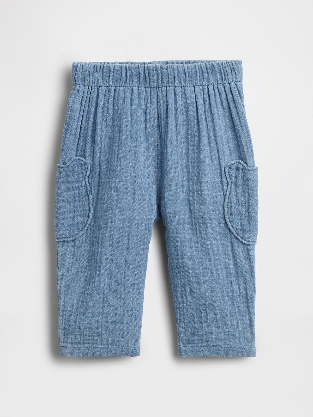 Mavi Pamuklu Gauze Brannan Bear Pantolon
