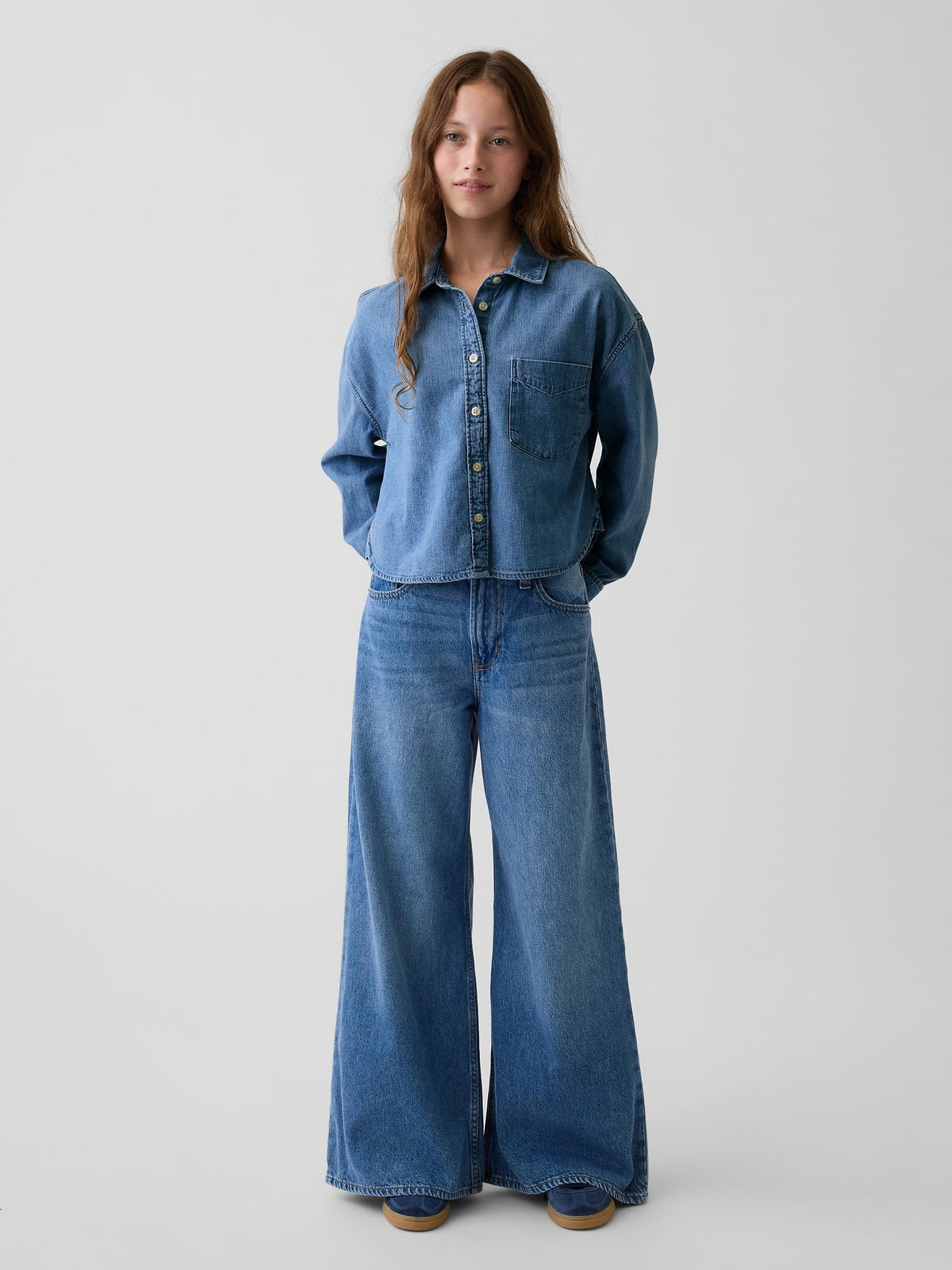 Mavi Low Rise Baggy Jean Pantolon
