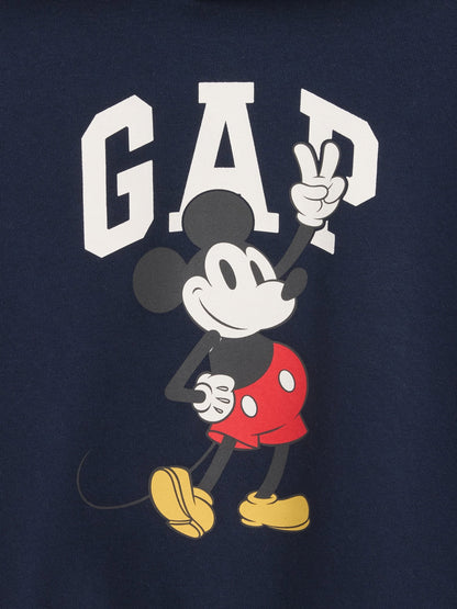 Lacivert Disney Mickey Mouse Logo Sweatshirt