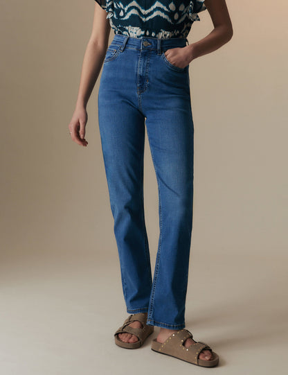 Tencel ™ Straight Leg Jean Pantolon