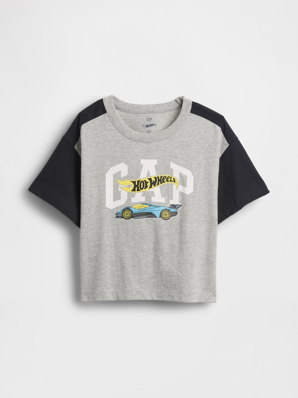 Gri Hot Wheels Grafik Logo T-shirt