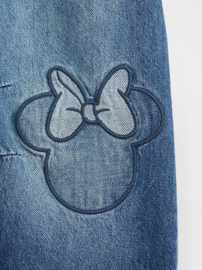 Koyu Mavi Işlemeli Horseshoe Jean Pantolon