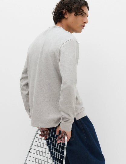 Yumuşak Dokulu Henley Üst