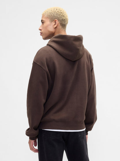 Kahverengi Vintagesoft Oversized Gap Mini-logo Sweatshirt