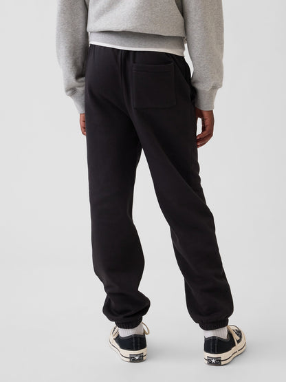 Siyah Vintagesoft Relaxed Logo Jogger Eşofman Altı