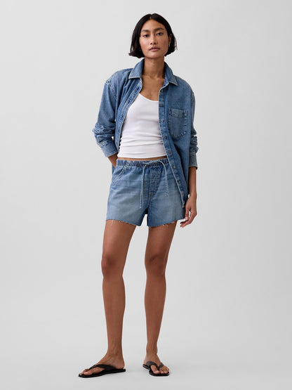 Mavi Low Slung Easy Denim Şort