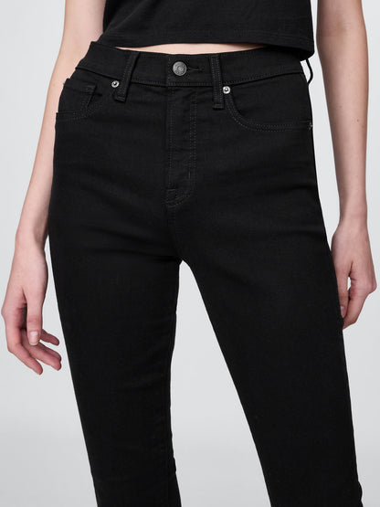 Siyah High Rise True Skinny Washwell™ Jean Pantolon