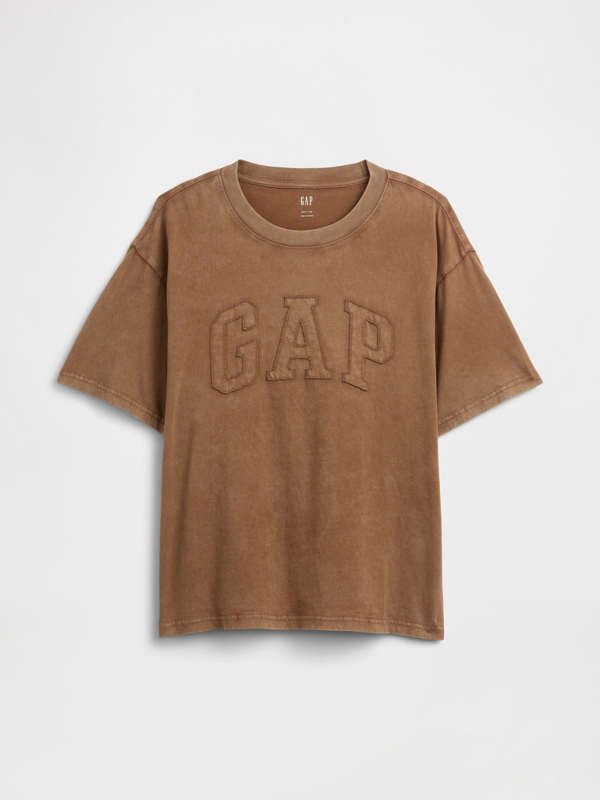 Kahverengi Everyday Soft Boxy Gap Logo T-shirt