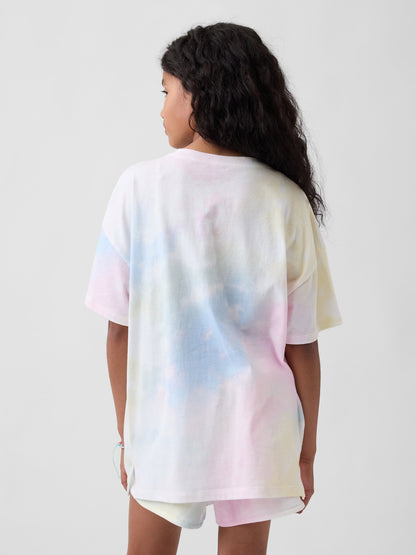 Çok Renkli Tie-dye Oversized T-shirt