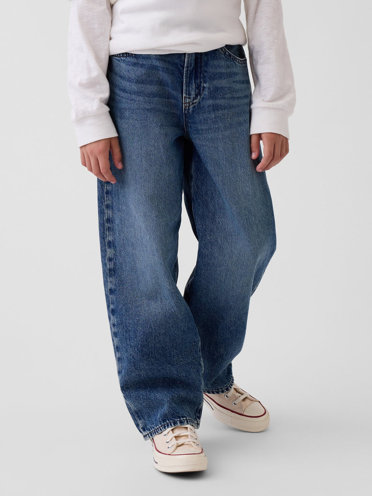Mavi Baggy Jean Pantolon