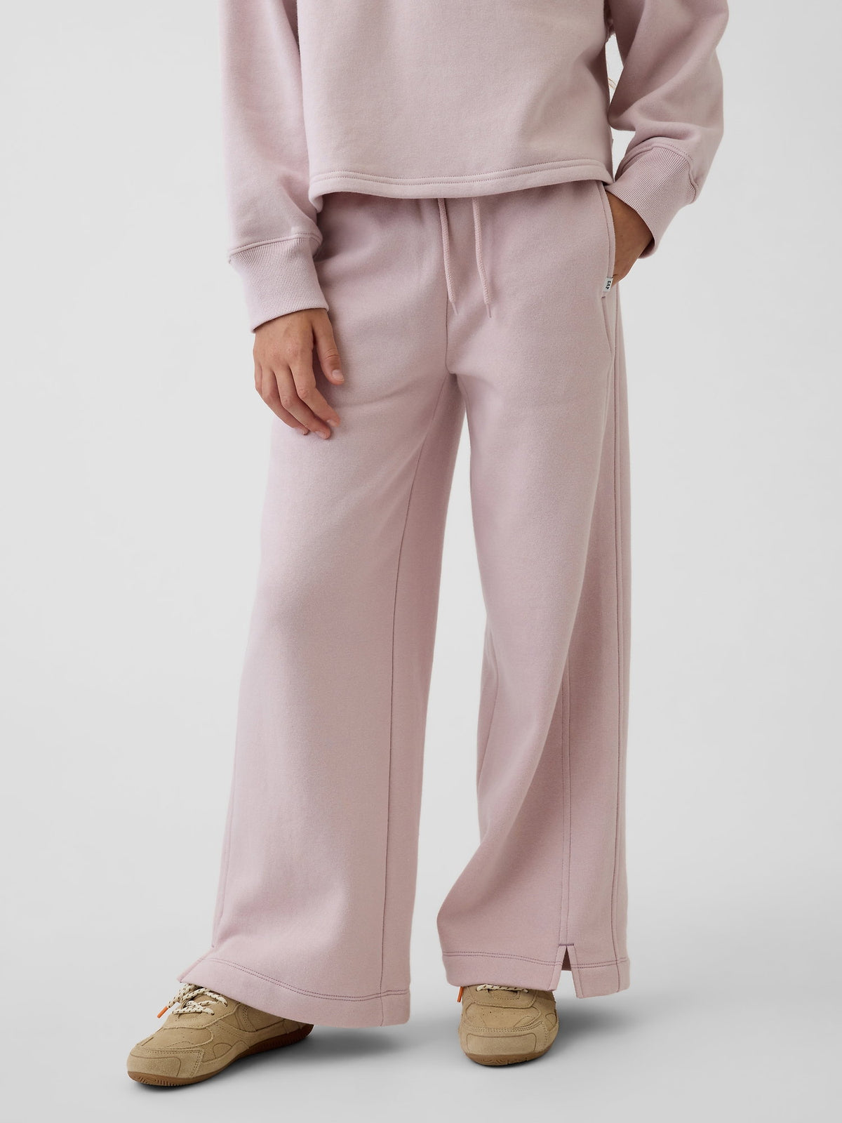 Pembe Vintagesoft Baggy Varsity Pantolon