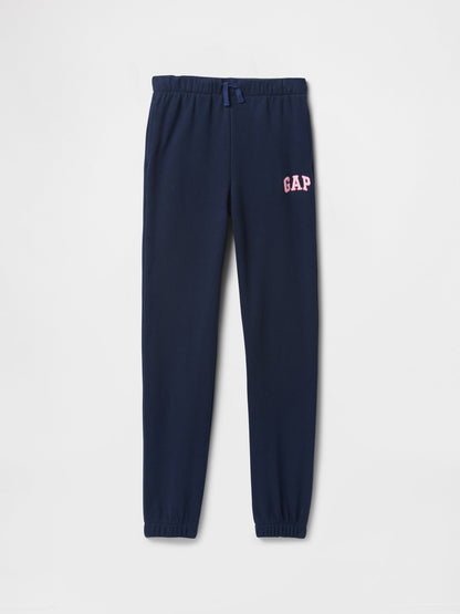 Lacivert Gap Logo Relaxed Havlu Kumaş Jogger Eşofman Altı