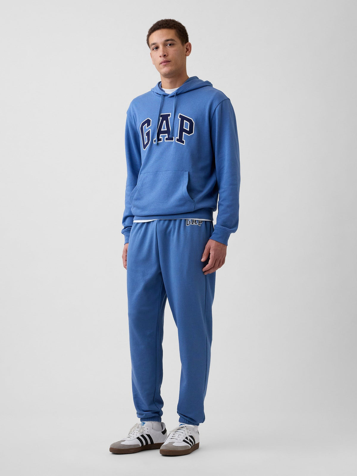 Mavi Relaxed Gap Logo Fransız Havlu Kumaş Jogger Eşofman Altı
