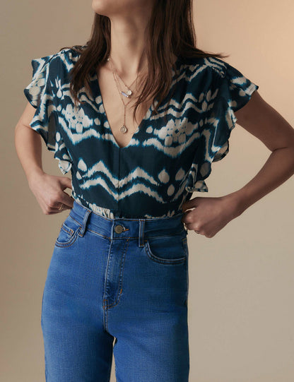 Tencel ™ Straight Leg Jean Pantolon