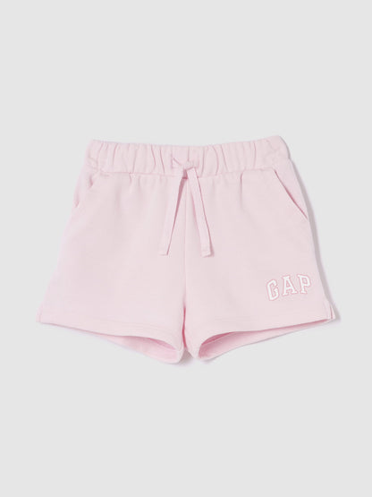 Pembe Gap Logo Pull-on Fransız Havlu Kumaş Şort