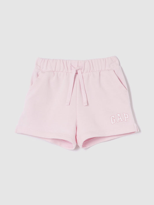 Pembe Gap Logo Pull-on Fransız Havlu Kumaş Şort