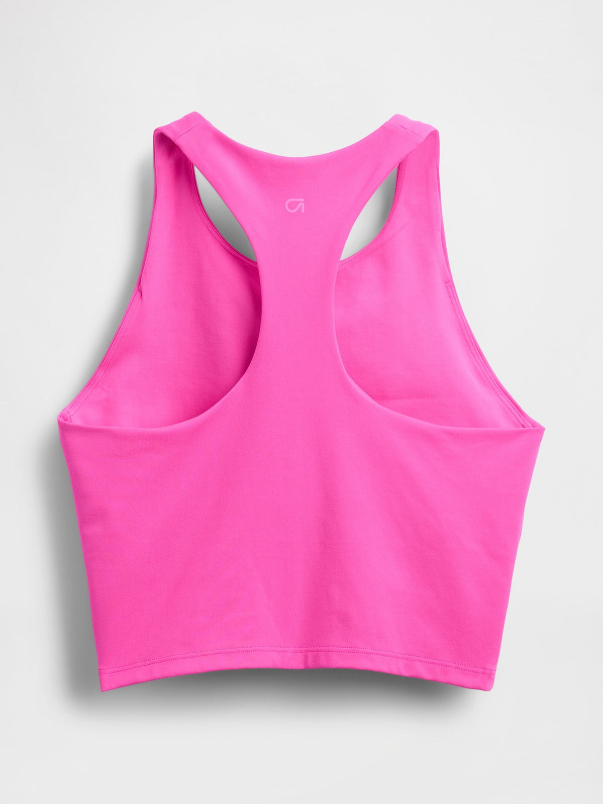 Pembe Halter Yaka Crop Spor Üst