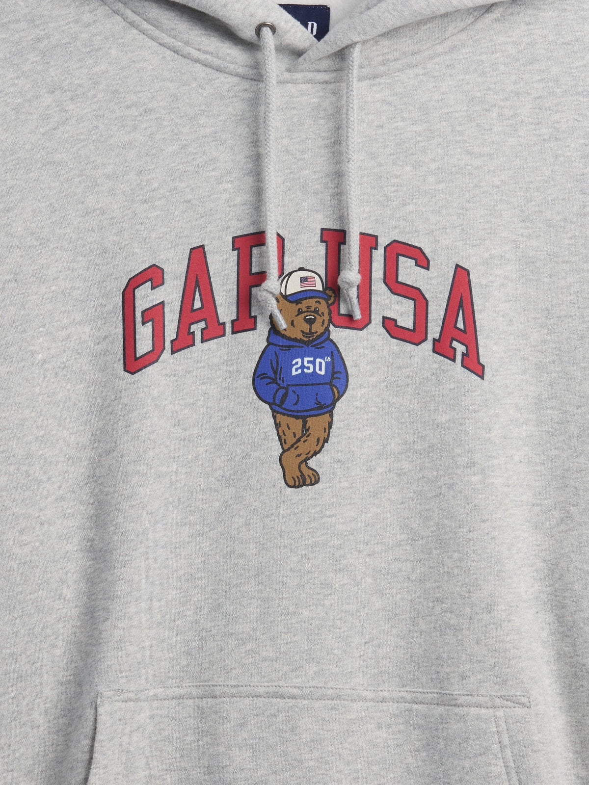 Açık Gri Vintagesoft Oversized Americana Logo Sweatshirt