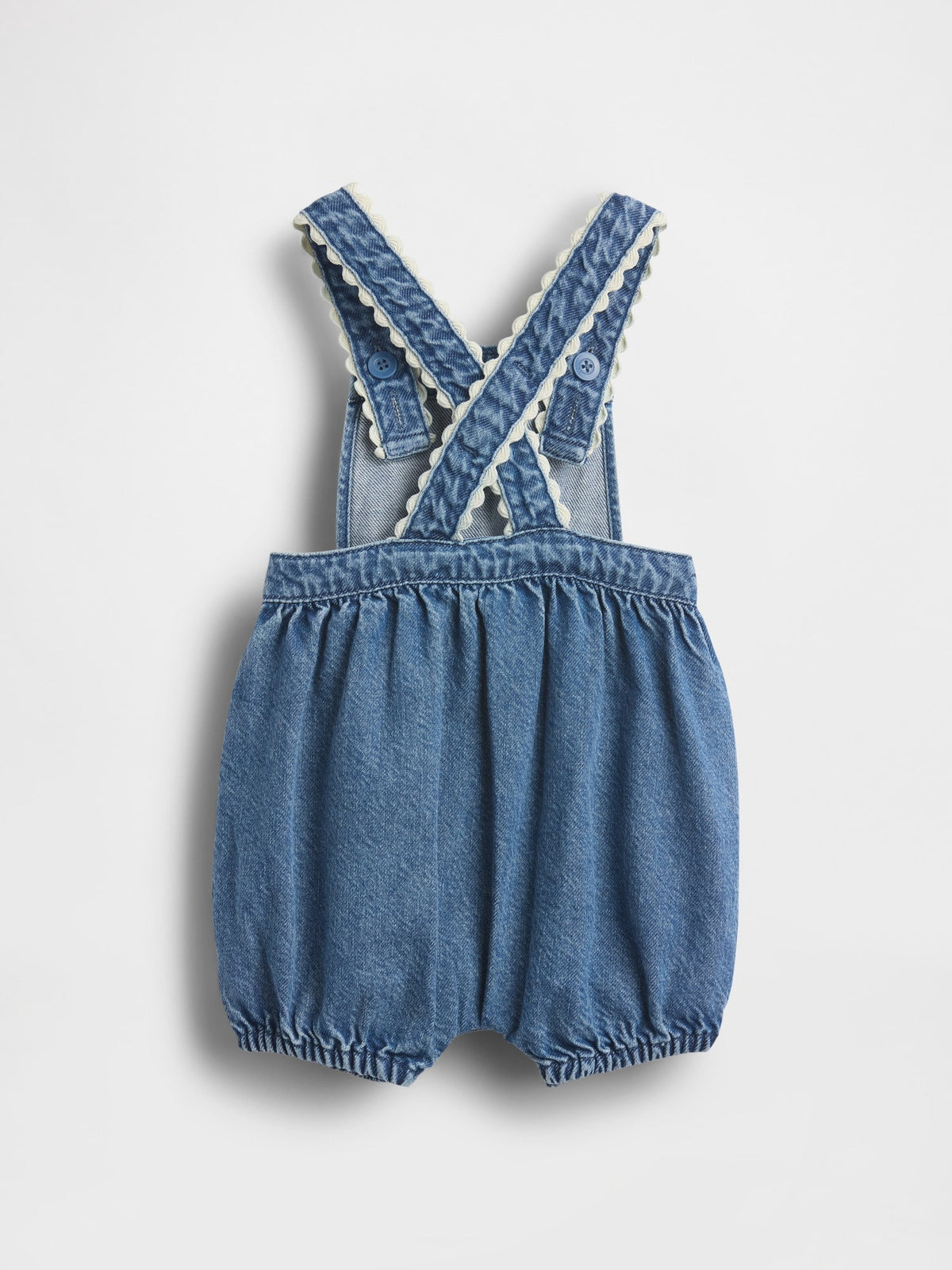 Mavi Baby Denim Shell Pocket Bubble Tulumu