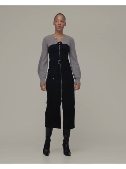 Gri Gapstudio Cashsoft Shrunken Crop Hırka