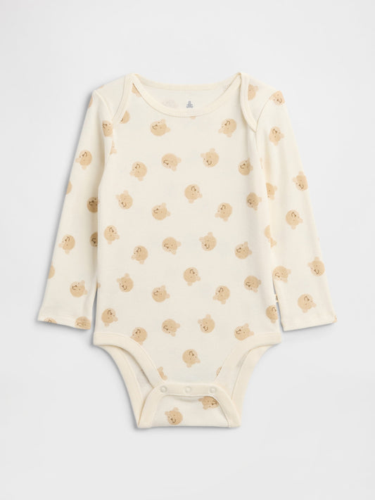 Krem Brannan Bear Detaylı Bodysuit