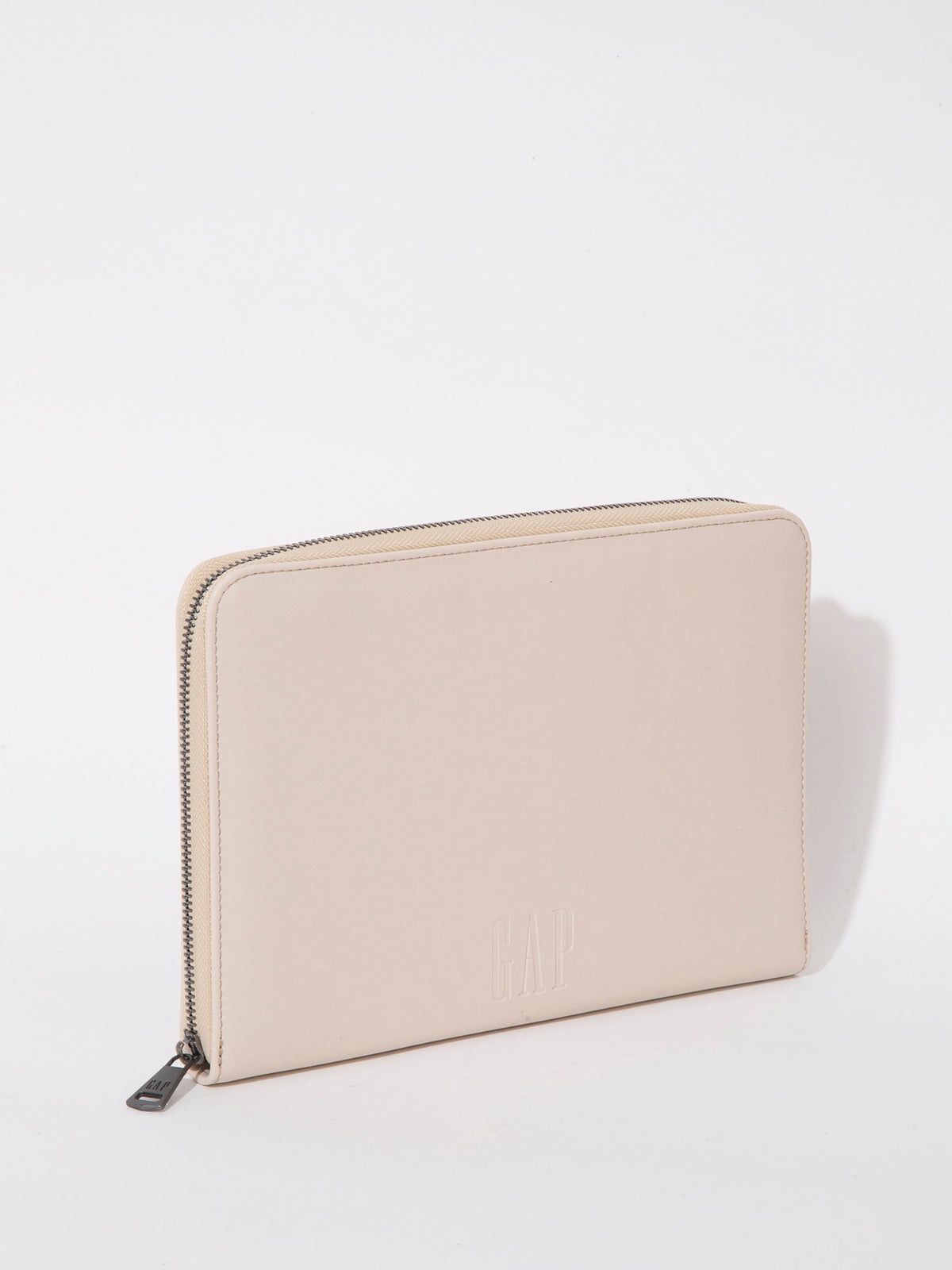 Bej Gap Logo Clutch Çanta