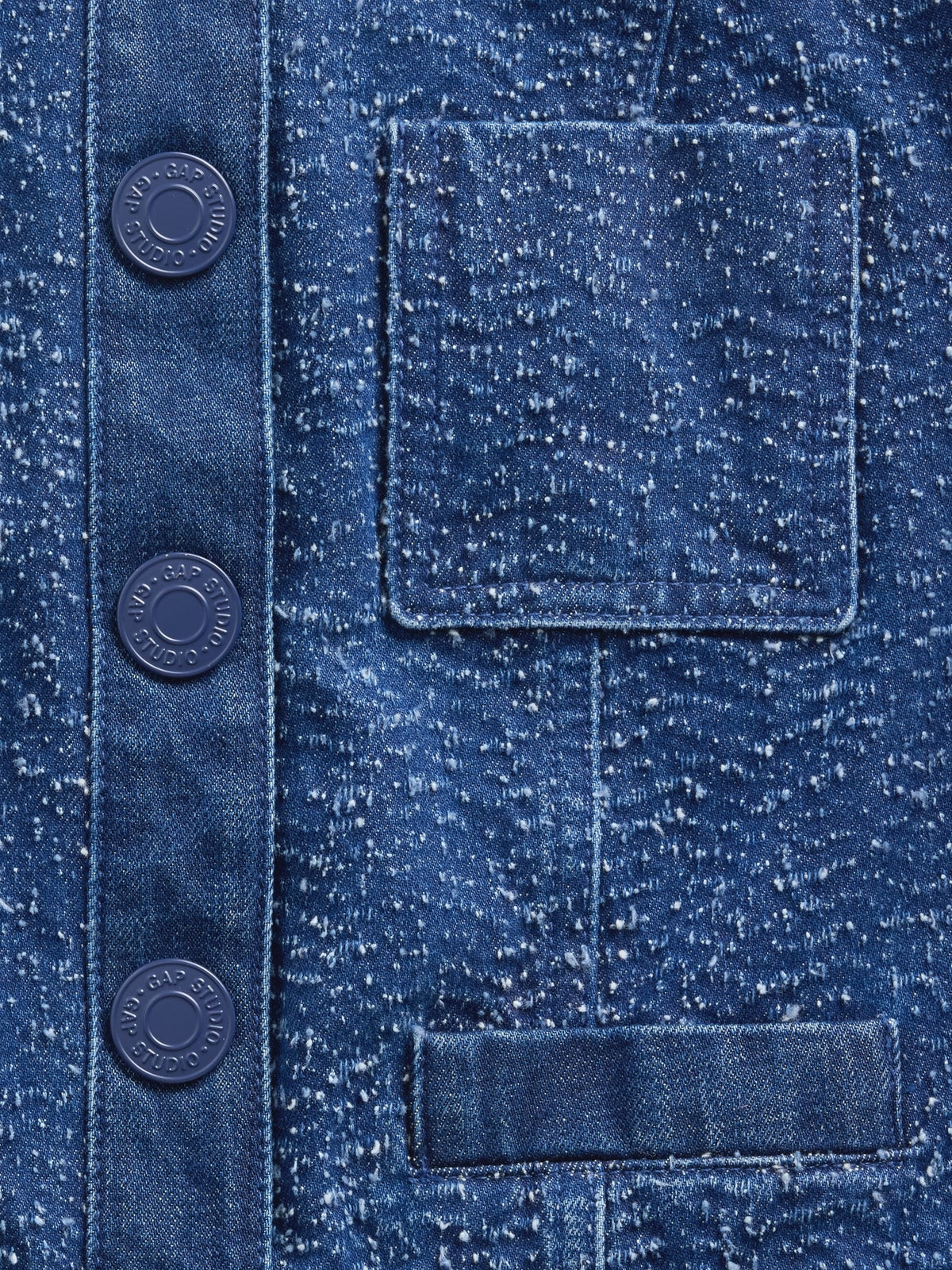 Mavi Gapstudio Denim Tweed Crop Ceket