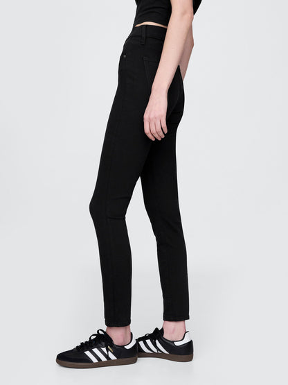 Siyah High Rise True Skinny Washwell™ Jean Pantolon