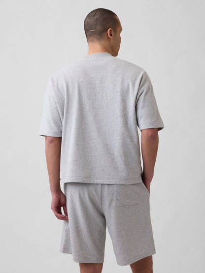 Gri Vintagesoft Terry Oversize Logo Sweatshirt