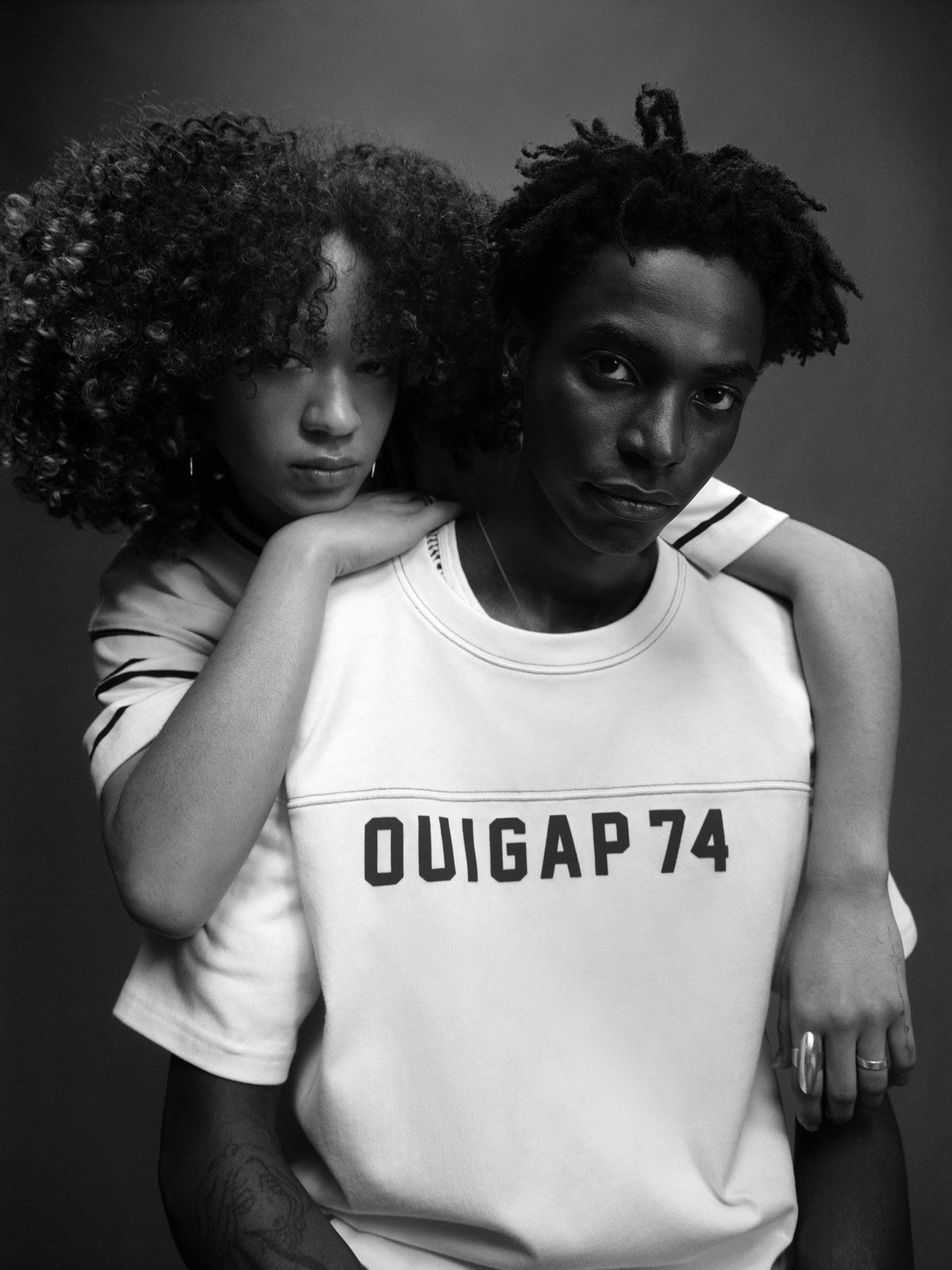 Krem Ouigap Heavyweight Crop Logo T-shirt