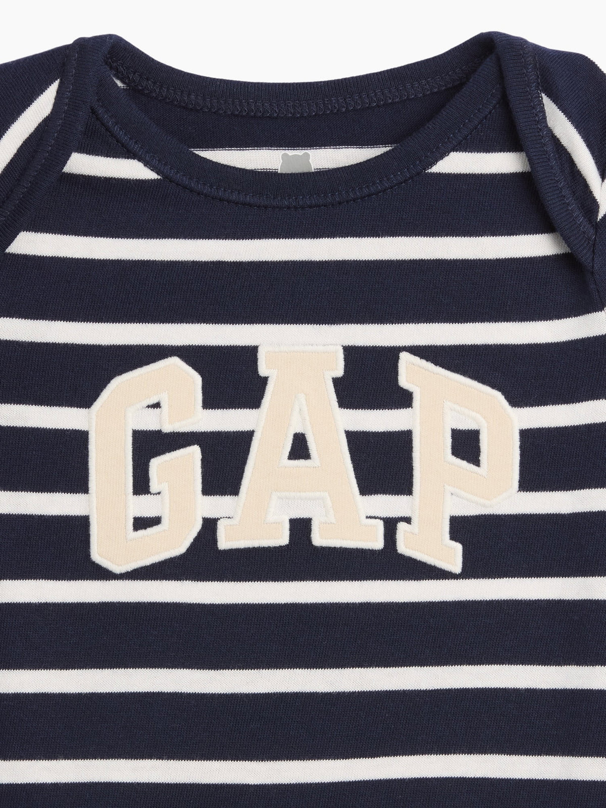 Lacivert Organik Pamuk Gap Logo Bodysuit
