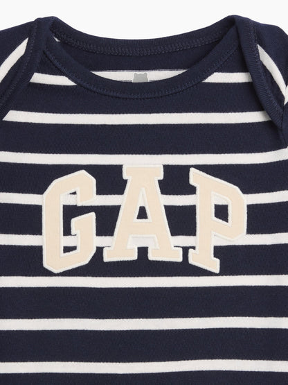 Lacivert Organik Pamuk Gap Logo Bodysuit