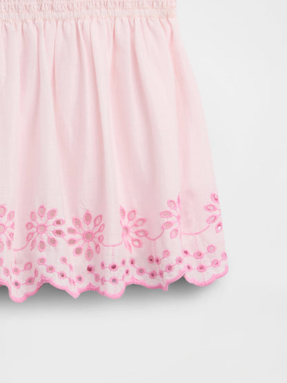 Açık Pembe Dantel Two-piece Outfit Set
