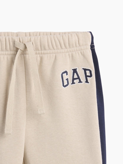 Bej Relaxed Colorblock Pull-on Jogger Eşofman Altı