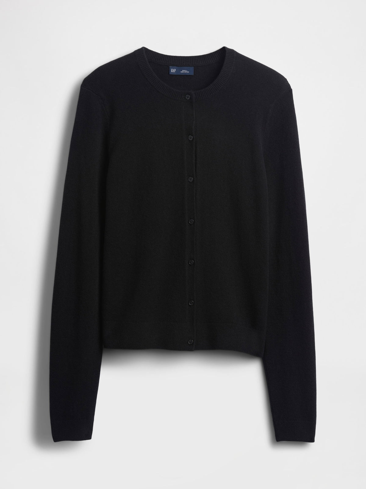 Siyah Cashsoft Crop Hırka