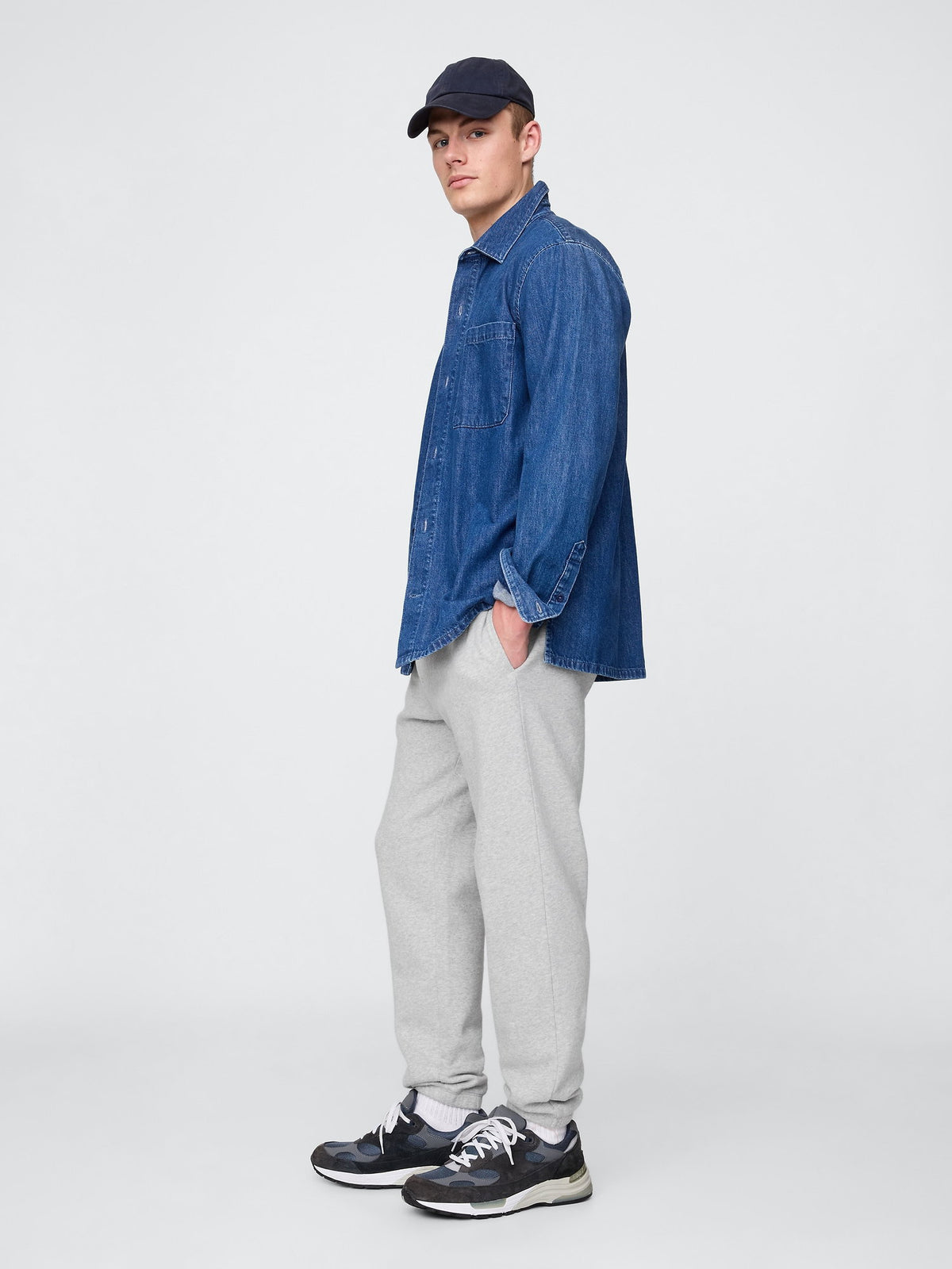Siyah Vintagesoft Fleece Jogger Eşofman Altı